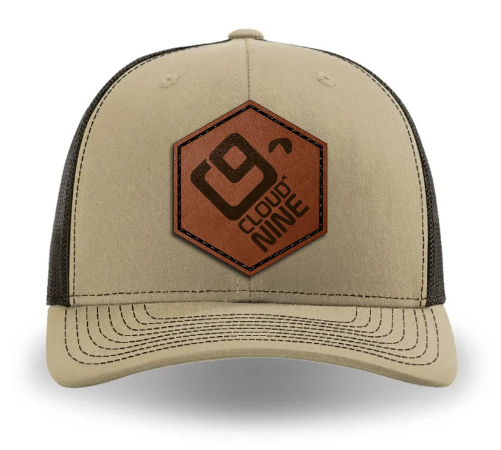 Cloud 9 Leather Patch Hat