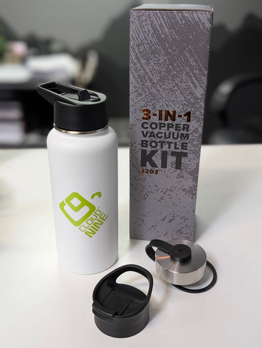 Cloud 9 Stainless Water Bottle Kit