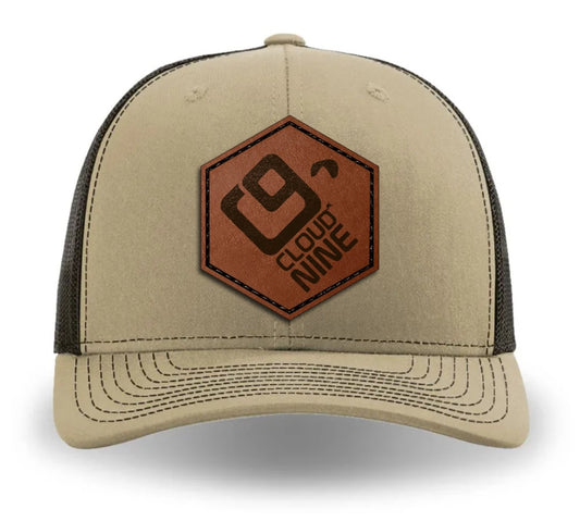 Cloud 9 Leather Patch Hat